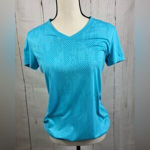 ‼️final must bundle‼️ Energetics Adiva Women’s Top T-shirt V-neck Aqua Blue